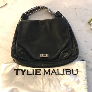 Tylie Malibu Chain Strap Leather Bag